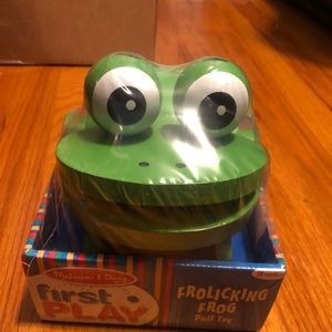 Melissa & Doug Wooden Frog Pull Toy